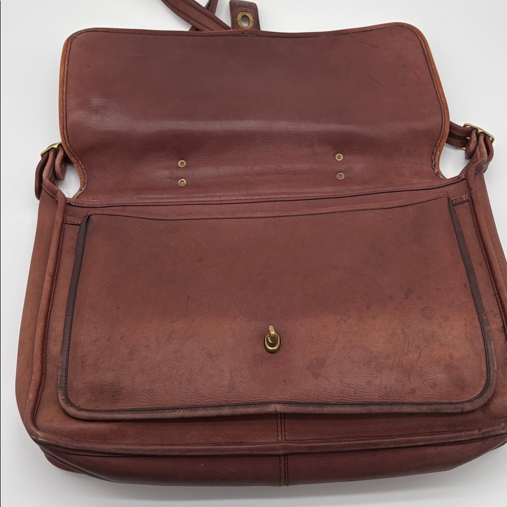 Vintage Coach Metropolitan Leather Briefcase Bag USA BLEMISH - Picture 4 of 15
